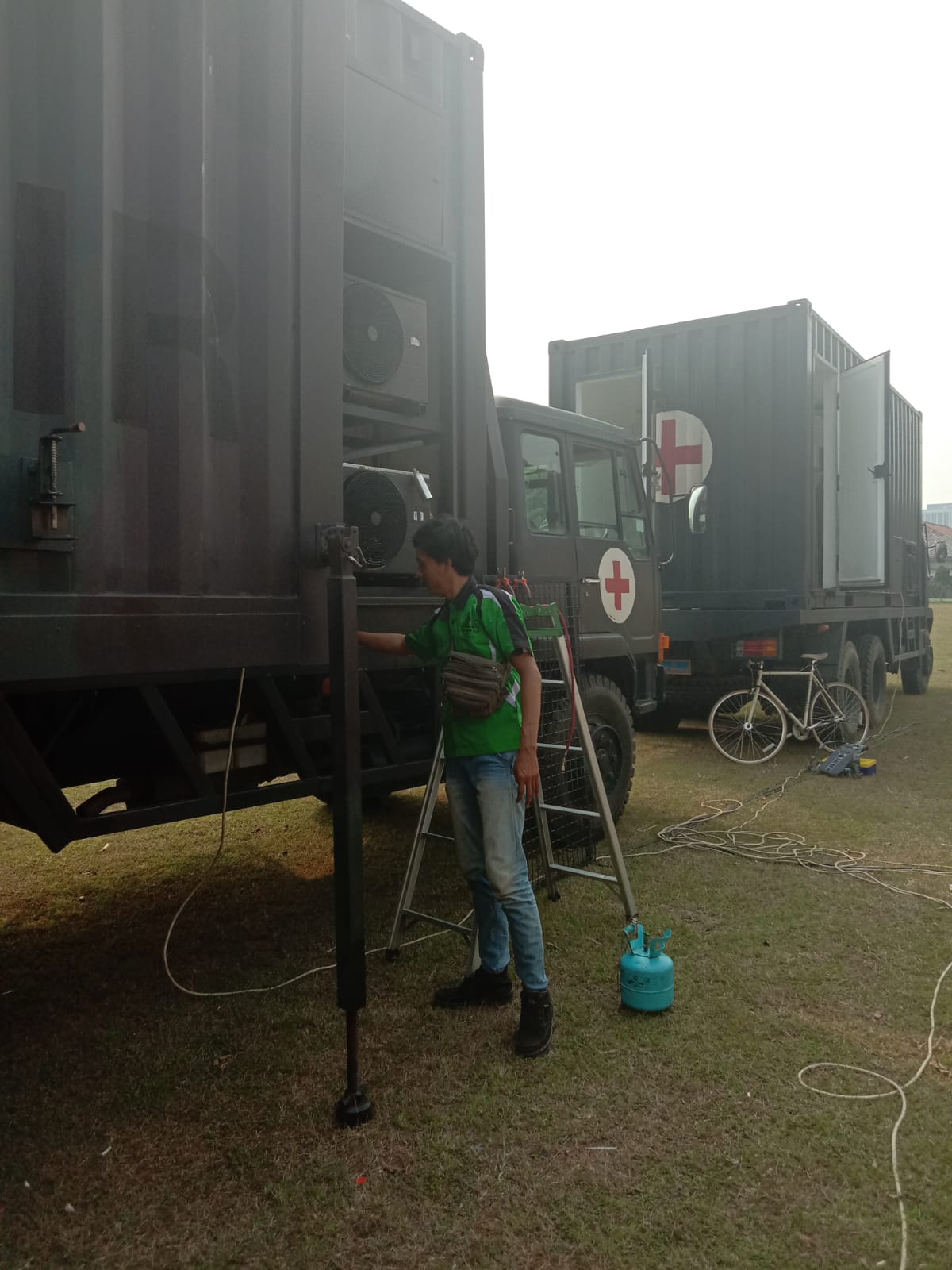 Proses Instalasi Outdoor